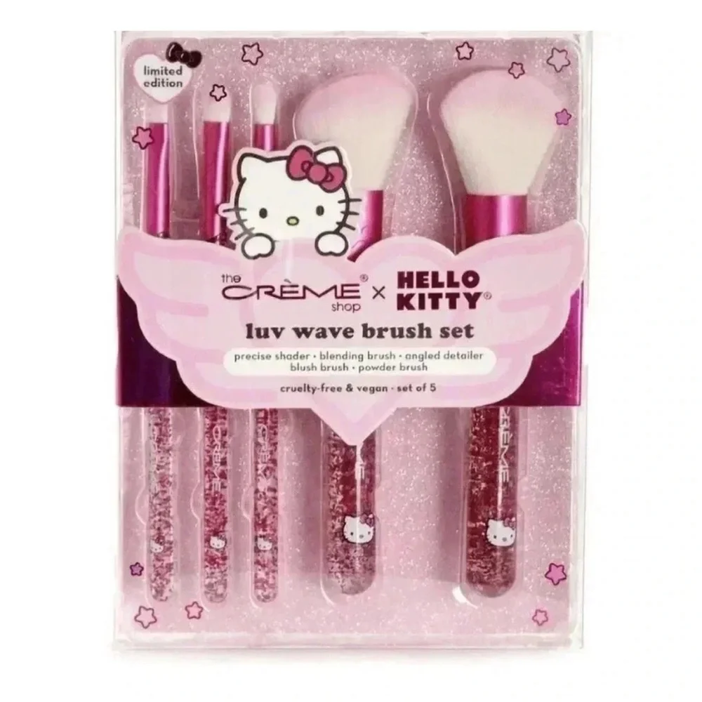 Hello kitty limited edition luv wave brush set new in the box